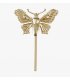 HA043 - Gold Butterfly Hair Pin